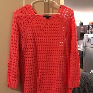 Coral sweater
